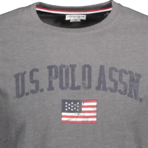 U.S. Polo Assn. - Ανδρικό Φούτερ Με Λογότυπο 63205-34502-189 Γκρι 63205-34502-189