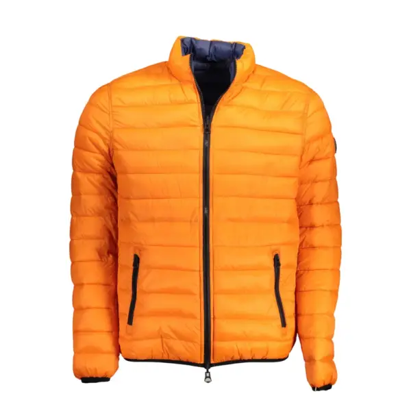 U.S. Polo Assn. - Ανδρικό Χειμωνιάτικο Μπουφάν Puffer Διπλής Όψης 61489-46019-557 Πορτοκαλί