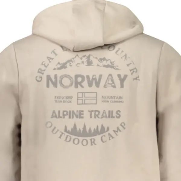 Scuola Nautica Italiana - Ανδρική Ζακέτα Φούτερ 859462-ROPE Μπεζ 859462-ROPE