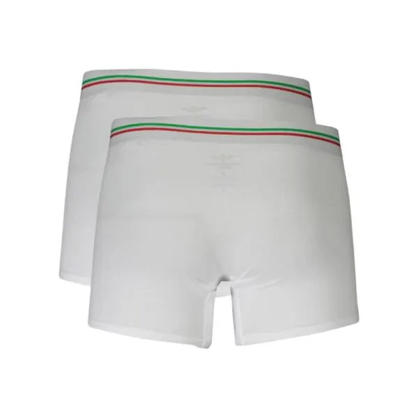 Aeronautica Militare - Ανδρικά Μποξεράκια 2Pack SCOBX002J508-7300 Λευκό SCOBX002J508-7300
