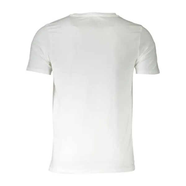 Aeronautica Militare - Ανδρική Κοντομάνικη Μπλούζα T-Shirt SCOTI001J508-73009 Λευκό SCOTI001J508-73009