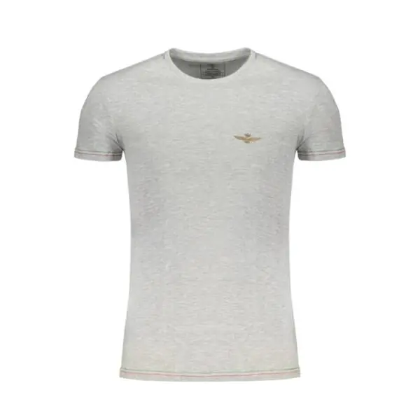 Aeronautica Militare - Ανδρική Κοντομάνικη Φανέλα SCOTI003J508-17171 Γκρι SCOTI003J508-17171