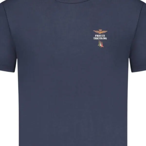 Aeronautica Militare - Ανδρική Κοντομάνικη Φανέλα SCOTI005J508-08184 Μπλε Σκούρο SCOTI005J508-08184