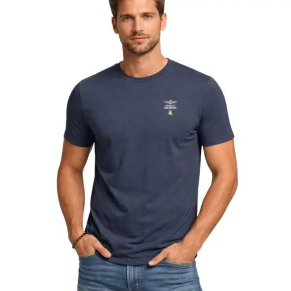 Aeronautica Militare - Ανδρική Κοντομάνικη Φανέλα SCOTI005J508-08184 Μπλε Σκούρο