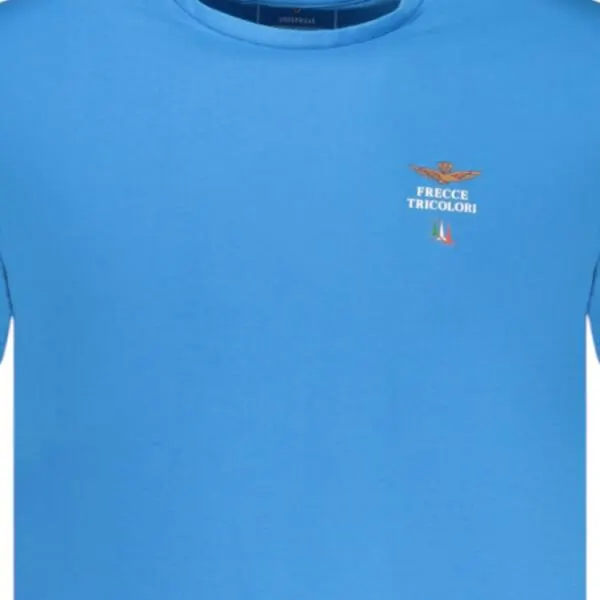 Aeronautica Militare - Ανδρική Κοντομάνικη Φανέλα SCOTI005J508-20094 Γαλάζιο SCOTI005J508-20094