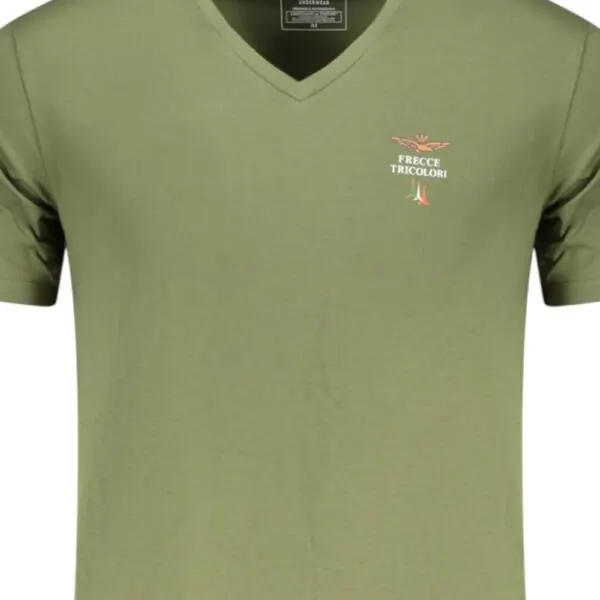 Aeronautica Militare - Ανδρική Κοντομάνικη Φανέλα SCOTI006J508-07001 Λαδί SCOTI006J508-07001