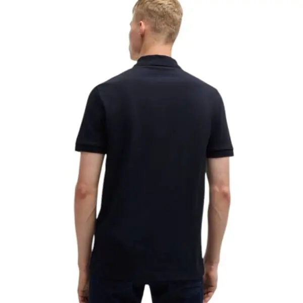 Boss - Ανδρικό Polo T-shirt Passenger Slim Fit 50507803-404 Μπλε Σκούρο 50507803-404