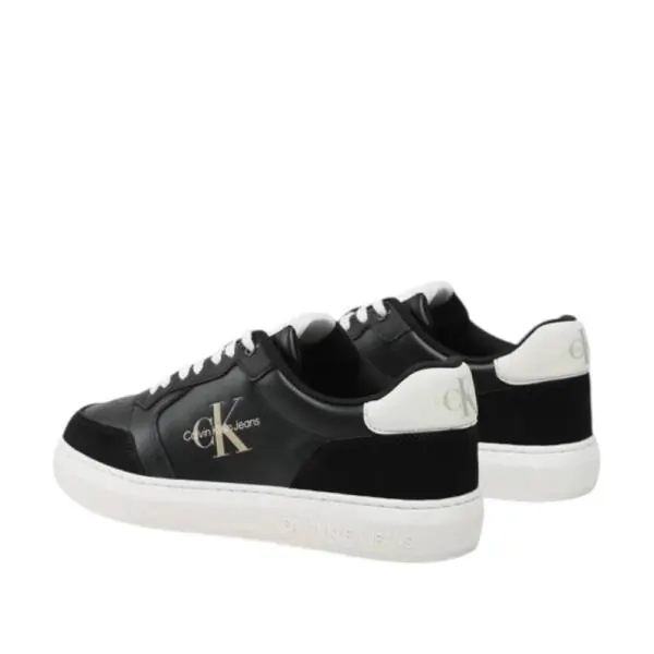 Calvin Klein - Ανδρικά Sneakers Casual Cupsole Fluo Contrast YM0YM00605-0GO Μαύρο YM0YM00605-0GO
