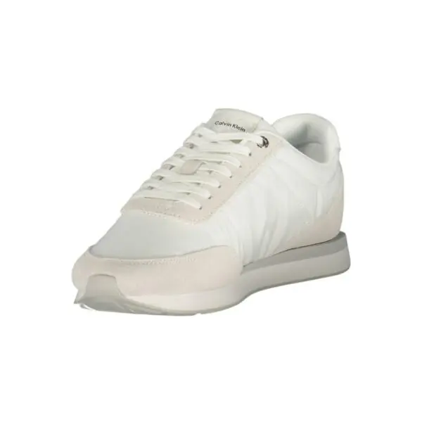 Calvin Klein - Ανδρικά Sneakers Ck Retro Runner Ess Mix Mat YM0YM01361-0K4 Εκρού YM0YM01361-0K4