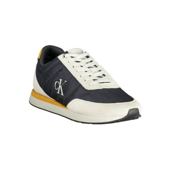 Calvin Klein - Ανδρικά Sneakers Ck Retro Runner Ess Mix Mat YM0YM01361-0YF Μπλε Σκούρο YM0YM01361-0YF