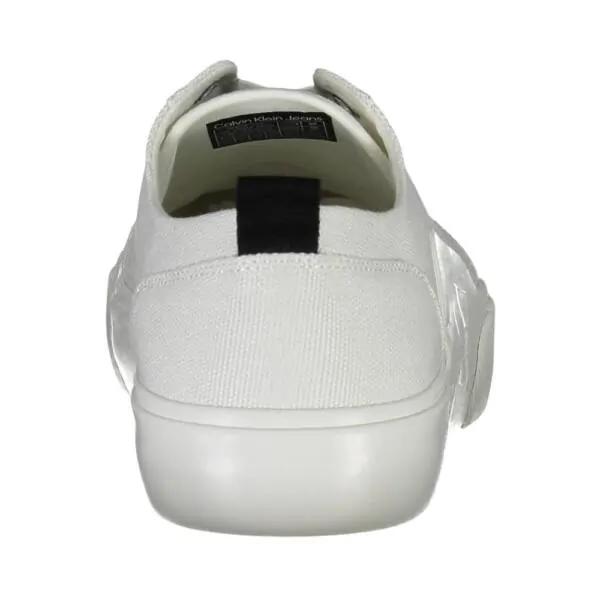 Calvin Klein - Ανδρικά Sneakers Skater Vulc Low Laceup Badge YM0YM00598-0K4 Λευκό YM0YM00598-0K4