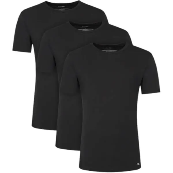 Calvin Klein - Ανδρικές Φανέλες Σετ Lounge Regular Fit LV00NB4185-UB1 Μαύρο LV00NB4185-UB1