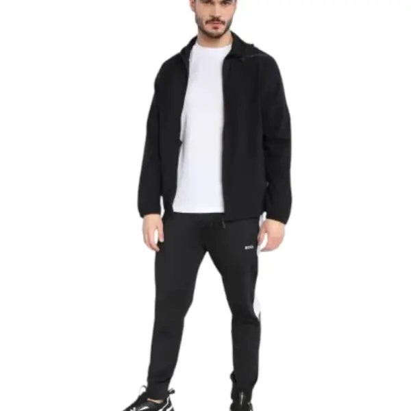 Calvin Klein - Ανδρική Ζακέτα Zipped Sweatshirt Regular Fit 00GMS3O502-BAE Μαύρο 00GMS3O502-BAE