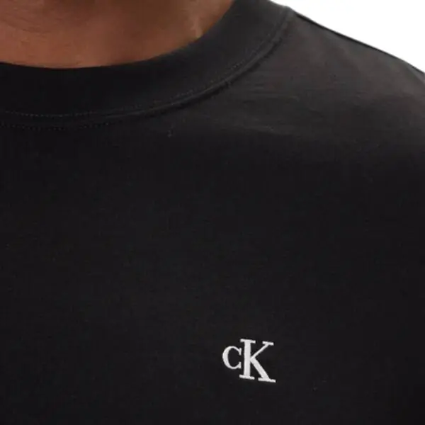 Calvin Klein - Ανδρική Μπλούζα Longsleeve Easy Regular Fit LV04RD247G-UB1 Μαύρο LV04RD247G-UB1