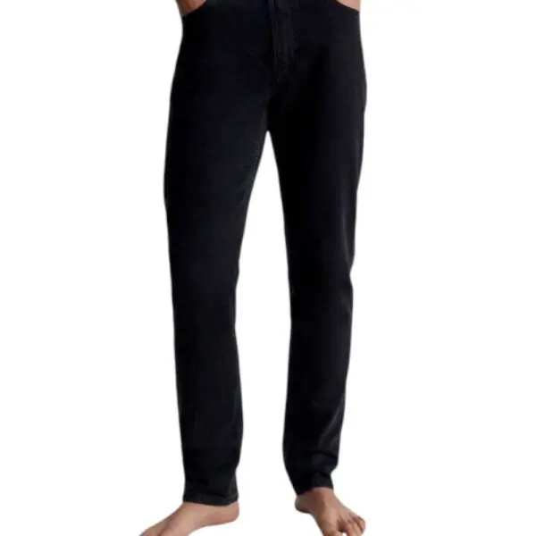 Calvin Klein - Ανδρικό Jean Authentic Dad Jeans Regular Fit J30J323873-1BY Μαύρο