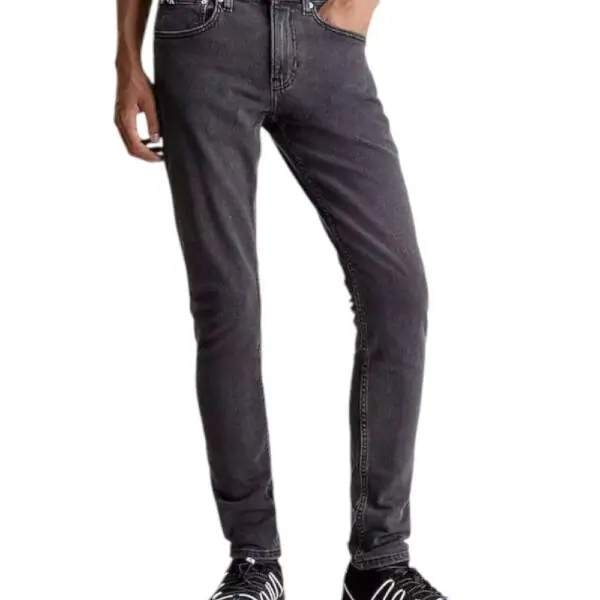 Calvin Klein - Ανδρικό Jean Authentic Regular Tapered Fit J30J324196-1BY Γκρι