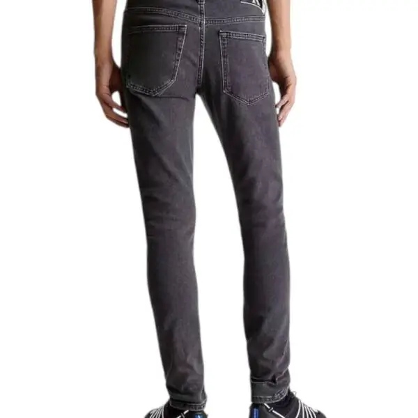 Calvin Klein - Ανδρικό Jean Authentic Regular Tapered Fit J30J324196-1BY Γκρι J30J324196-1BY