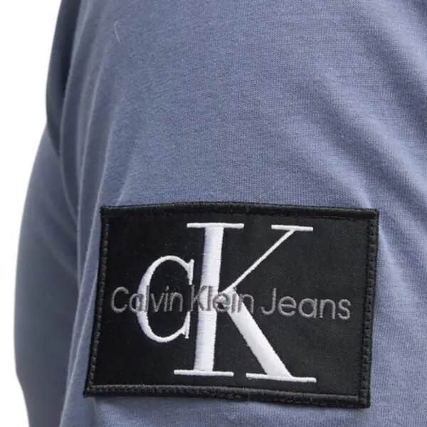 Calvin Klein - Ανδρικό T-shirt Badge Regular Fit J30J323484-PCP Μπλε J30J323484-PCP