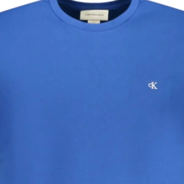 Calvin Klein - Ανδρικό T-shirt Classic Monogram Tee Regular Fit LV04RD254G-2IL Μπλε LV04RD254G-2IL