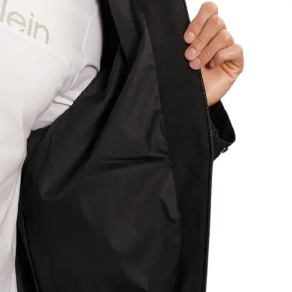 Calvin Klein - Ανδρικό Αδιάβροχο Μπουφάν Regular Fit 00GMF4O520-BAE Μαύρο 00GMF4O520-BAE