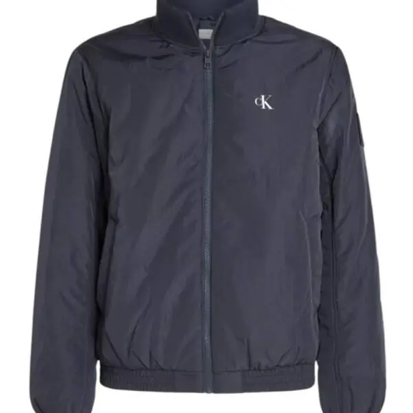 Calvin Klein - Ανδρικό Μεταβατικό Μπουφάν Harrington Regular Fit J30J325592-CGE Μπλε Σκούρο J30J325592-CGE