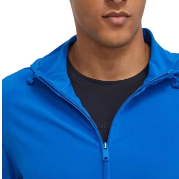 Calvin Klein - Ανδρικό Μεταβατικό Μπουφάν Performance Regular Fit 00GMS4O520-CGN Μπλε 00GMS4O520-CGN