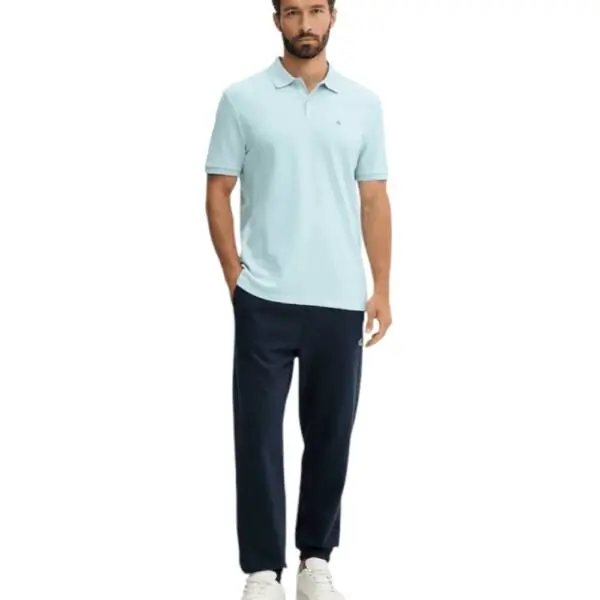 Calvin Klein - Ανδρικό Παντελόνι Φόρμας Eu 350Terry Monogram Regular Fit LV04RD241G-CEF Μπλε Σκούρο LV04RD241G-CEF