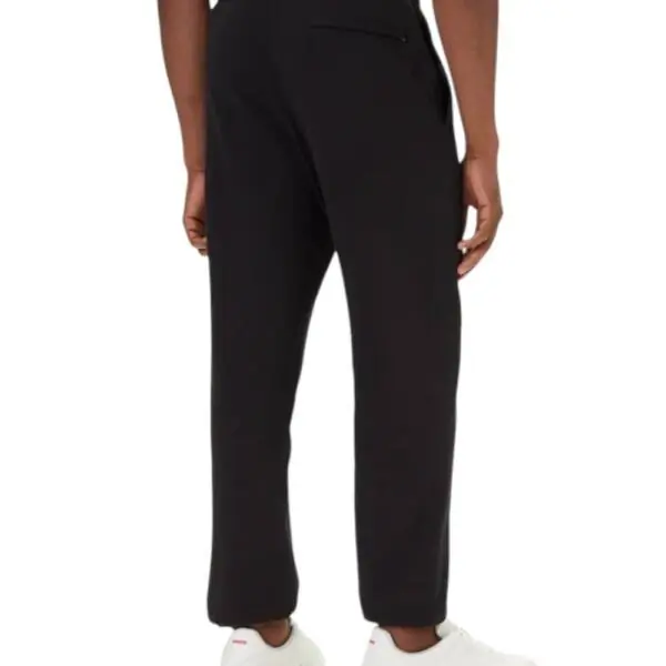 Calvin Klein - Ανδρικό Παντελόνι Φόρμας Eu 350Terry Monogram Regular Fit LV04RD241G-UB1 Μαύρο LV04RD241G-UB1