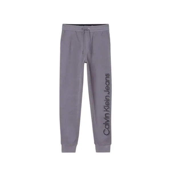 Calvin Klein - Ανδρικό Παντελόνι Φόρμας Regular Fit J30J319651-PTP Γκρι J30J319651-PTP