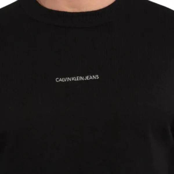 Calvin Klein - Ανδρικό Πουλόβερ Essential Crew Neck Regular Fit J30J318232-BEH Μαύρο J30J318232-BEH