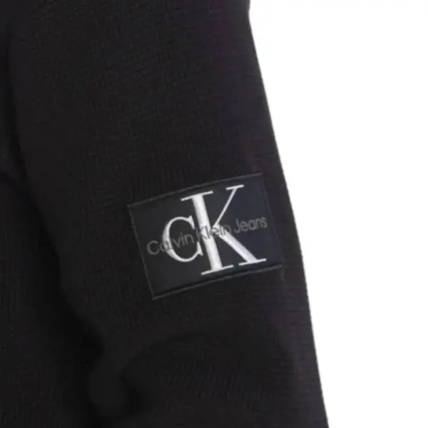 Calvin Klein - Ανδρικό Πουλόβερ Regular Fit J30J323985-BEH Μαύρο J30J323985-BEH