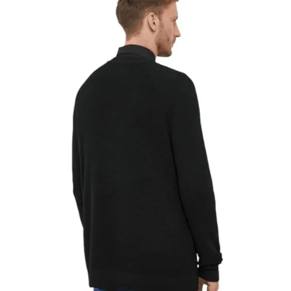 Calvin Klein - Ανδρικό Πουλόβερ Μάλλινο Regular Fit J30J325092-BEH Μαύρο J30J325092-BEH