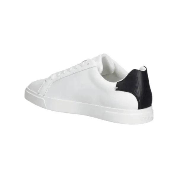 Calvin Klein - Γυναικεία Sneakers Low Pro Cup Laceup Lth Moire HW0HW02845-01W Λευκό HW0HW02845-01W