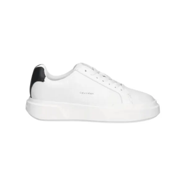 Calvin Klein - Γυναικεία Sneakers Chunky Cupsole Laceup Lth Wn YW0YW01947-01W Λευκό