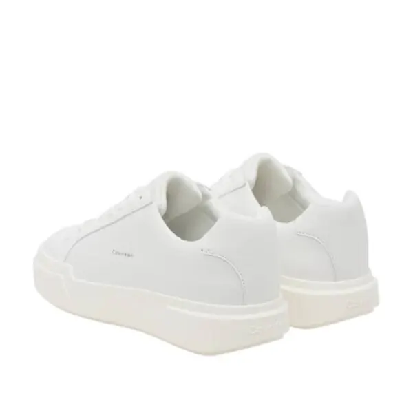 Calvin Klein - Γυναικεία Sneakers Chunky Cupsole Laceup Lth Wn YW0YW01947-0K4 Λευκό YW0YW01947-0K4