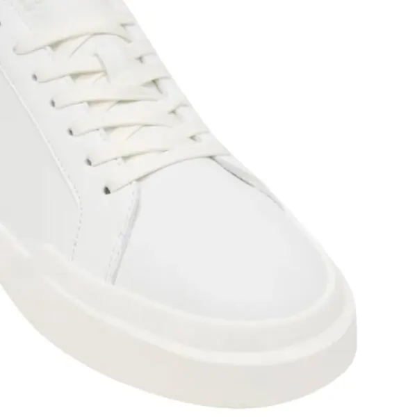 Calvin Klein - Γυναικεία Sneakers Chunky Cupsole Laceup Lth Wn YW0YW01947-0K4 Λευκό YW0YW01947-0K4