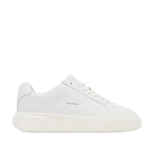 Calvin Klein - Γυναικεία Sneakers Chunky Cupsole Laceup Lth Wn YW0YW01947-0K4 Λευκό
