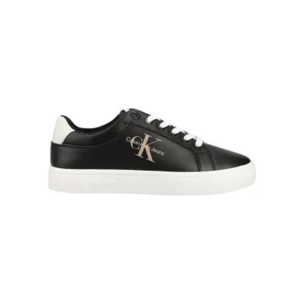 Calvin Klein - Γυναικεία Sneakers Classic Cupsole Fluo Contrast YW0YW00912-0GO Μαύρο