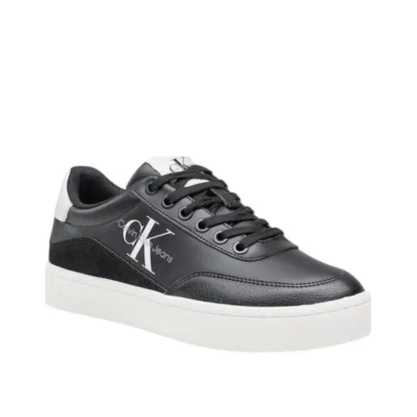 Calvin Klein - Γυναικεία Sneakers Classic Cupsole Laceup Low Lth YW0YW00699-0GJ Μαύρο YW0YW00699-0GJ