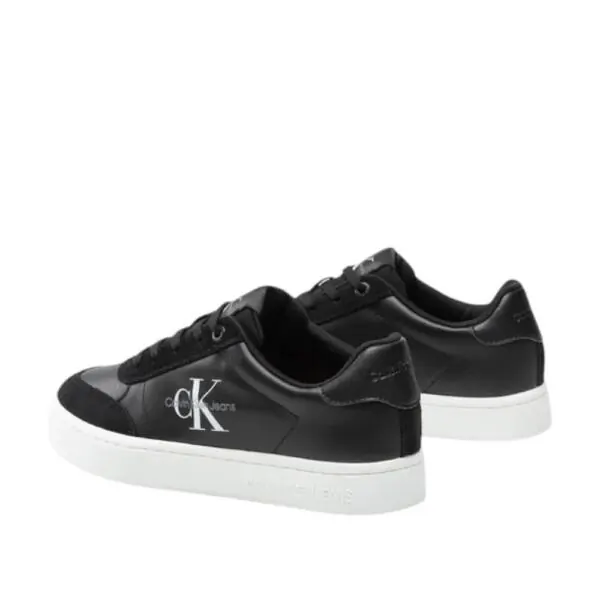 Calvin Klein - Γυναικεία Sneakers Classic Cupsole Laceup Su-Lth YW0YW00774-BDS Μαύρο YW0YW00774-BDS