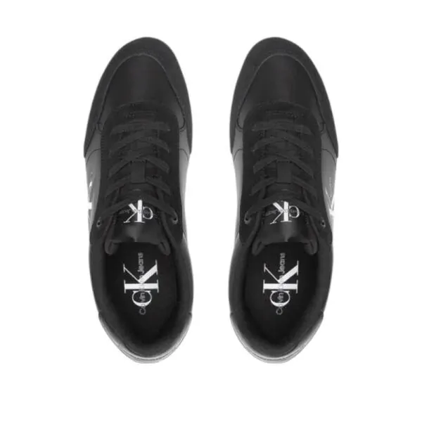 Calvin Klein - Γυναικεία Sneakers Classic Cupsole Laceup Su-Lth YW0YW00774-BDS Μαύρο YW0YW00774-BDS
