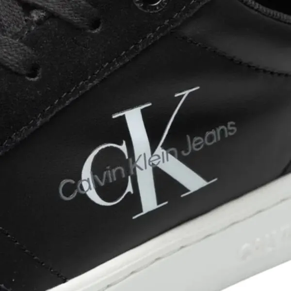 Calvin Klein - Γυναικεία Sneakers Classic Cupsole Laceup Su-Lth YW0YW00774-BDS Μαύρο YW0YW00774-BDS