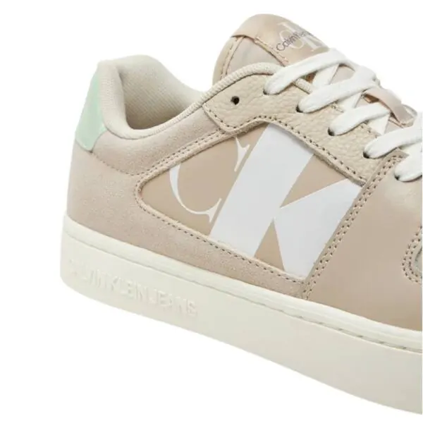 Calvin Klein - Γυναικεία Sneakers Classic Cupsole Low Nbs YW0YW001520-02U Μπεζ YW0YW001520-02U