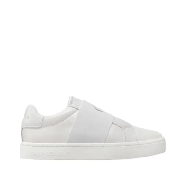 Calvin Klein - Γυναικεία Sneakers Classic Cupsole Ribbon Lth YW0YW00776-0LB Λευκό