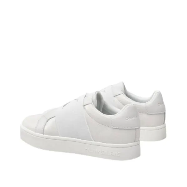 Calvin Klein - Γυναικεία Sneakers Classic Cupsole Ribbon Lth YW0YW00776-0LB Λευκό YW0YW00776-0LB