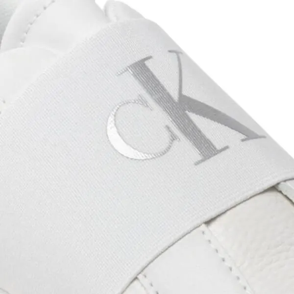 Calvin Klein - Γυναικεία Sneakers Classic Cupsole Ribbon Lth YW0YW00776-0LB Λευκό YW0YW00776-0LB