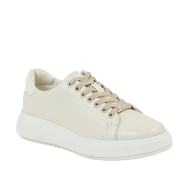 Calvin Klein - Γυναικεία Sneakers Raised Cupsole Lace Up HW0HW01668-ACG Μπεζ HW0HW01668-ACG