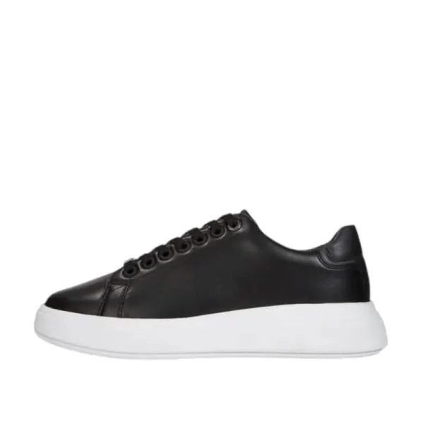 Calvin Klein - Γυναικεία Sneakers Raised Cupsole Lace Up HW0HW01668-BEH Μαύρο HW0HW01668-BEH