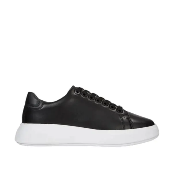 Calvin Klein - Γυναικεία Sneakers Raised Cupsole Lace Up HW0HW01668-BEH Μαύρο