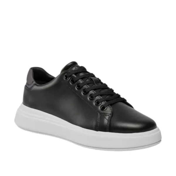 Calvin Klein - Γυναικεία Sneakers Raised Cupsole Lace Up Luminous HW0HW01997-BEH Μαύρο HW0HW01997-BEH